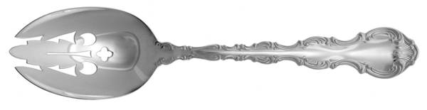 Louis De France (Silverplate) Pierced Tablespoon (Serving Spoon)
