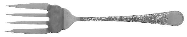 London Engraved (Sterling, 1914, No Monograms) Individual Salad Fork