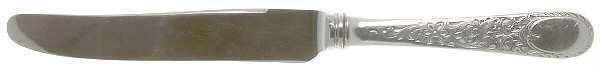 London Engraved (Sterling, 1914, No Monograms) New French Hollow Knife with Bolster