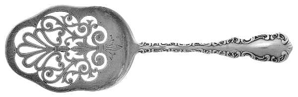 Louis XV (Sterling, 1914) Bright Cut Solid Tomato Server