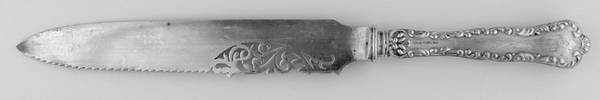 Louis XV (Sterling, 1914) Cake Saw with Silverplate Blade