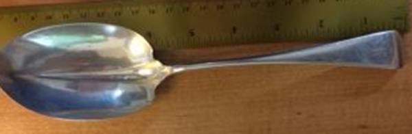 Old English (Sterling) Vegetable Serving Spoon (Solid)