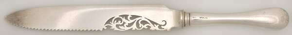 Old English (Sterling) Cake Saw with Silverplate Blade