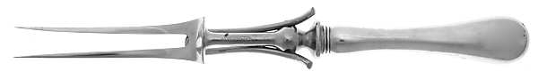 Old English (Sterling) Large Stainless-Prong Roast Carving Fork