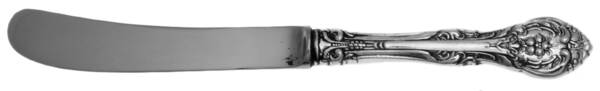 Orleans (Sterling) Monogram Butter Spreader Hollow Hdl-Paddle/StnlBld