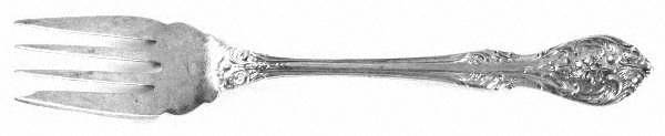 Orleans (Sterling) Monogram Individual Salad Fork