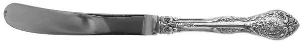 Orleans (Sterling) Butter Spreader Hollow Hdl-Paddle/Stainless Blade