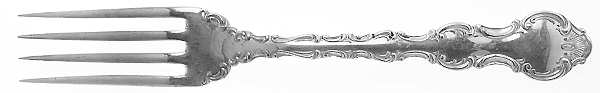 Pompadour (Sterling, 1914, No Monograms) Fork