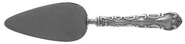 Pompadour (Sterling, 1914, No Monograms) Cheese Server with Stainless Blade