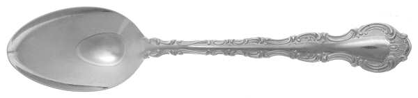 Pompadour (Sterling, 1914, No Monograms) Five O'Clock Teaspoon