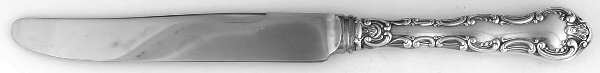 Pompadour (Sterling, 1914, No Monograms) New French Hollow Knife with Bolster