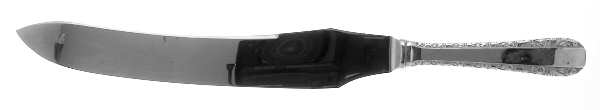 Rose Bower (Sterling, No Monograms) Large Stainless Blade Roast Carving Knife