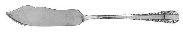 Rose Bower (Sterling, No Monograms) Flat Handle Master Butter Knife