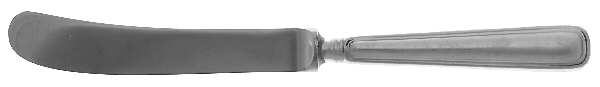 Saxon (Sterling, 1914, No Monograms) Butter Spreader Hollow Hdl-Paddle/Stainless Blade