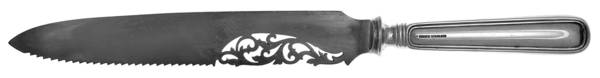 Saxon (Sterling, 1914, No Monograms) Cake Saw with Silverplate Blade
