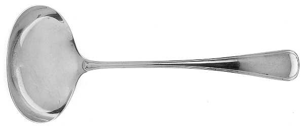 Saxon (Sterling, 1914, No Monograms) Solid Gravy Ladle