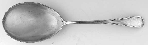 Saxon (Sterling, 1914, No Monograms) Preserve Spoon