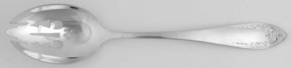 Tudor Royal (Sterling) Pierced Tablespoon (Serving Spoon)