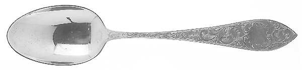 Tudor Scroll (Sterling, 1914, No Monograms) Teaspoon