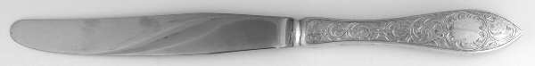 Tudor Scroll (Sterling, 1914, No Monograms) Modern Hollow Knife