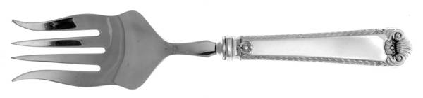 Windsor (Silverplate) Solid Hollow Handle Serving Fork by Birks Silver