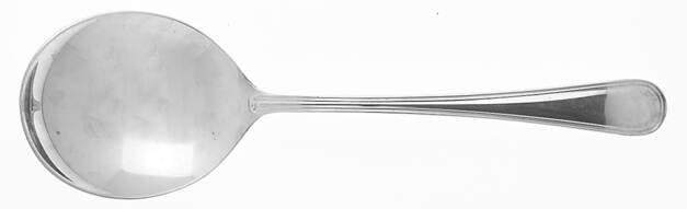 York (Silverplate, No Monograms) Round Bowl Soup Spoon (Cream Soup)