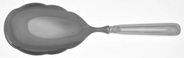 York (Silverplate, No Monograms) Utility Serving Spoon with Stainless Bowl