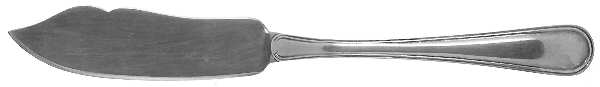 York (Silverplate, No Monograms) Flat Handle Master Butter Knife by Birks Silver