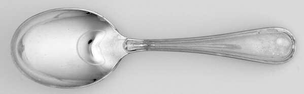 York (Silverplate, No Monograms) Straight Handle Baby Spoon