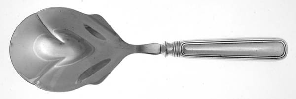 York (Silverplate, No Monograms) Hollow Handle Berry/Casserole Spoon
