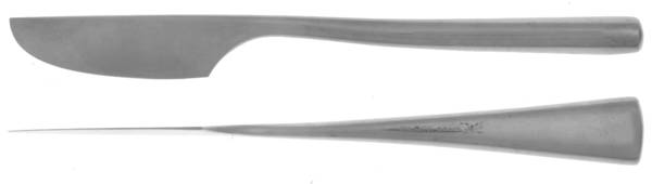 BLF1 (STAINLESS) Flat Handle Butter Spreader