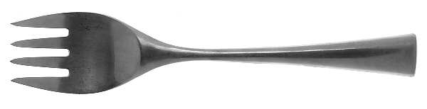 BLF1 (STAINLESS) Large Solid Cold Meat Serving Fork