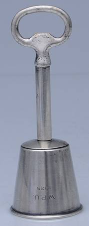 Sterling Hollowware Corkscrew/Shot Glass Combo