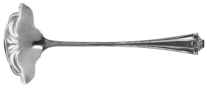 NO 1 (Sterling, 1914) Solid Piece Cream Ladle