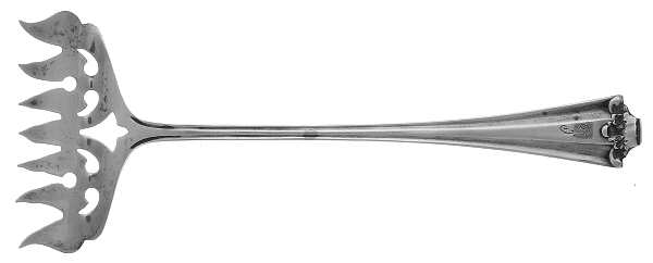 NO 1 (Sterling, 1914) Large Solid Tined Sardine Serving Fork
