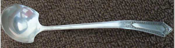 BMS7 (STERLING) Solid Gravy Ladle