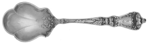 Poppy (Sterling) Monogram Sugar Spoon