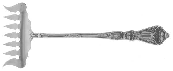 Poppy (Sterling) Large Solid Tined Sardine Serving Fork