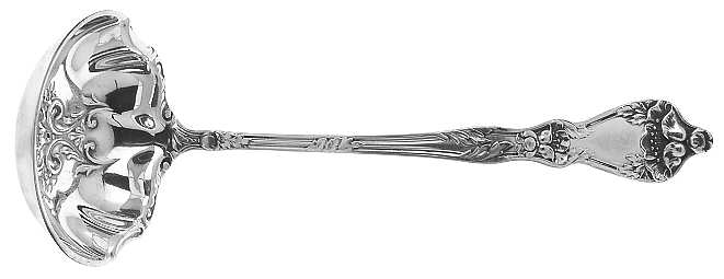 Poppy (Sterling) Solid Gravy Ladle