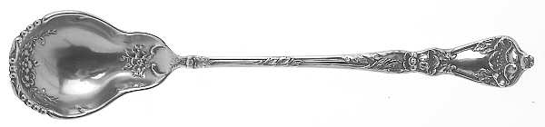 Poppy (Sterling) Large Horseradish Serving Spoon
