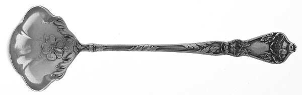 Poppy (Sterling) Solid Piece Cream Ladle
