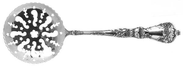 Poppy (Sterling) Small Tomato Server,  Solid Piece