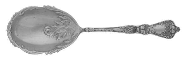 Poppy (Sterling) Solid Pudding Spoon