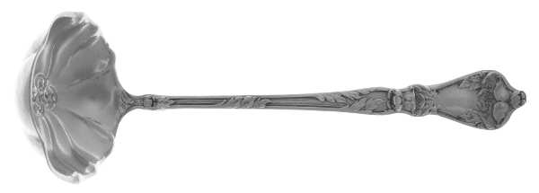Poppy (Sterling) Solid Piece Cream Ladle