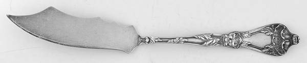 Poppy (Sterling) Flat Handle Master Butter Knife
