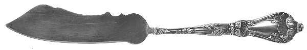 Poppy (Sterling) Flat Handle Master Butter Knife