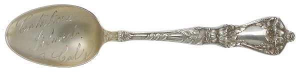 Poppy (Sterling) Souvenir Spoon (Five O'Clock)