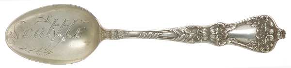 Poppy (Sterling) Souvenir Spoon (Five O'Clock)
