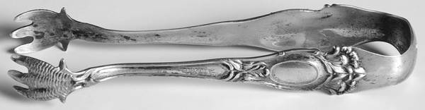 BMS9 (STERLING) Small Sugar Tongs