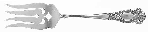 BMS9 (STERLING) Small Solid Cold Meat Serving Fork